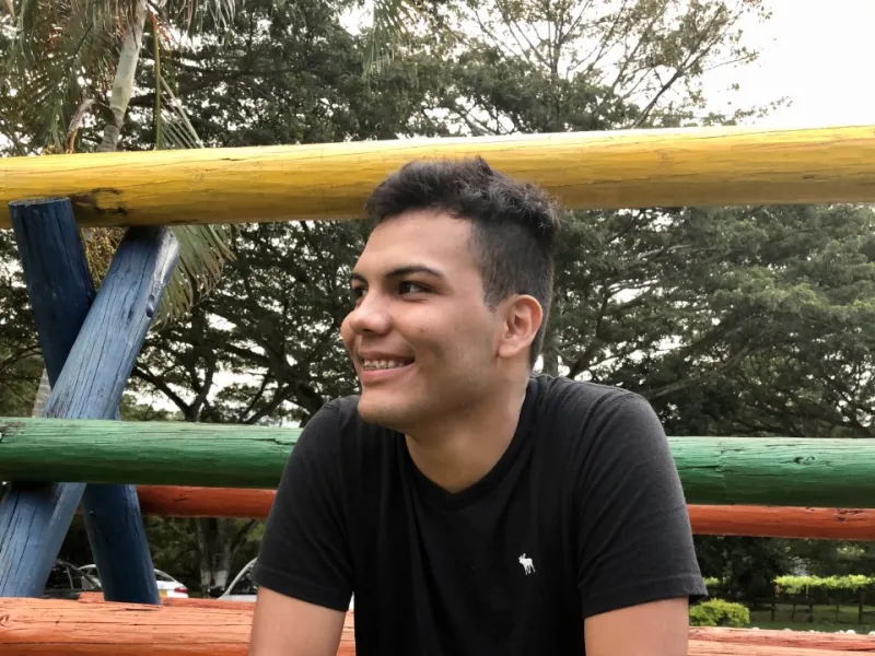 Juan Manuel Melo, estudiante de Derecho. Juan Manuel Melo, estudiante de Derecho.